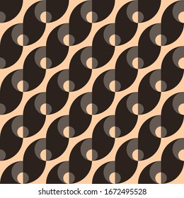 Abstract geometric design. Repeated seamless pattern for textile, wallpaper, wrapping paper, prints, surface design, inlay, parquet, web background or another accent etc.