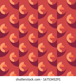 Abstraktes geometrisches Design. Nahtlose Wiederholung von Mustern für Textilien, Tapeten, Verpackungspapier, Drucke, Oberflächendesign, Einlage, Parkett, Web-Hintergrund oder einen anderen Akzent usw.