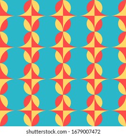 Abstract geometric design. Repeated seamless pattern for textile, wallpaper, wrapping paper, prints, surface design, inlay, parquet, web background or another accent etc.