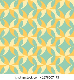 Abstract geometric design. Repeated seamless pattern for textile, wallpaper, wrapping paper, prints, surface design, inlay, parquet, web background or another accent etc.