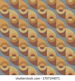 Abstract geometric design. Repeated seamless pattern for textile, wallpaper, wrapping paper, prints, surface design, inlay, parquet, web background or another accent etc.