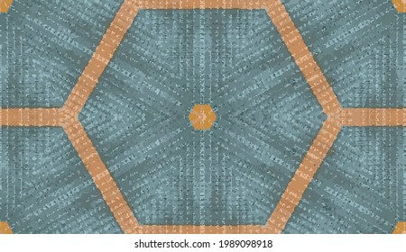 Abstract geometric design. Repeated seamless pattern for textile, wallpaper, wrapping paper, prints, surface design, inlay, parquet, web background or another accent etc.