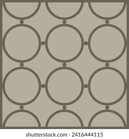 Abstract geometric Design Rug, with Border.