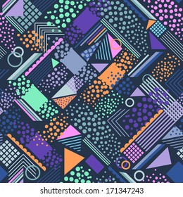 Abstract geometric design ~ seamless vector background
