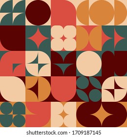 Diseño geométrico abstracto con formas simples. Patrón creativo y transparente. Concepto de web, banner, afiche, portada, telas, fondo, decoración, presentación y tarjeta de felicitación.