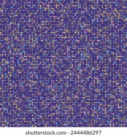 Abstract geometric design. Squares in multiple colors. Purple, Gray, Blue, Brown, Green. Stunning vector illustration.