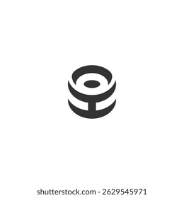 Abstract geometric design in stark simplicity