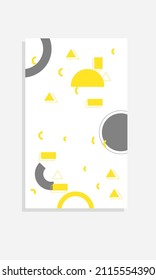 abstract geometric design, suitable for use, for children's book covers, etc.