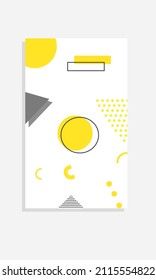 abstract geometric design, suitable for use, for children's book covers, etc.