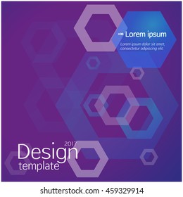 abstract geometric design template
