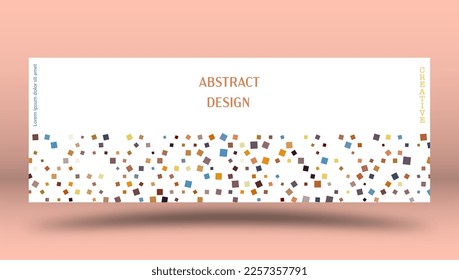 Abstract geometric design. template for a cover, book, poster, banner. The idea of interior design, prints and decorations. Creative design layout