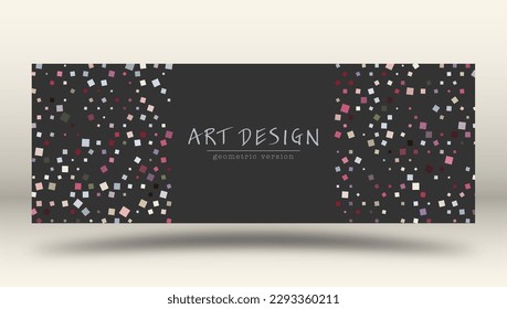 Abstract geometric design. template for a cover, book, poster, banner. The idea of interior design, prints and decorations. Creative design layout