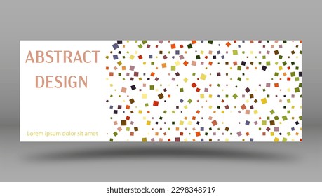 Abstract geometric design. template for a cover, book, poster, banner. The idea of interior design, prints and decorations. Creative design layout