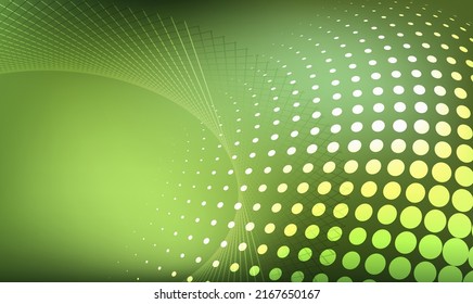 Resumen de la plantilla de diseño geométrico de fondo horizontal con líneas de semitonos de gradiente claro, puntos y pancarta de negocio digital de círculo, etiqueta en blanco, portada de hd de datos, presentación de powerpoint. Vector EPS10