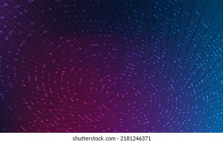 Abstract geometric design template horizontal background with light gradient halftone lines, dots and circle digital business banner, label blank, data hd cover, powerpoint presentation. EPS10 vector