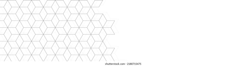 Abstract geometric design template made of isometric volumetric blocks for banners, covers, backgrounds and creative ideas