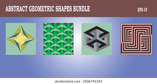 Abstractas Vector de diseño geométrico. Formas y colores llamativos y llamativos. Perfecto para la marca moderna, fondos de Sitio web o materiales de impresión. Totalmente personalizable y escalable.