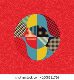 Abstract geometric design. Vector illustration. Can be used for advertising, marketing, presentation.