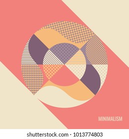 Abstract geometric design. Vector illustration. Can be used for advertising, marketing, presentation.
