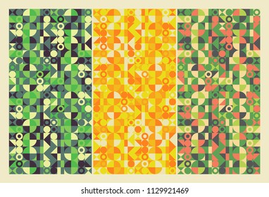 Abstract geometric design. Vector illustration. Pattern can be used as a template for brochure, annual report, magazine, poster, presentation, flyer and banner.