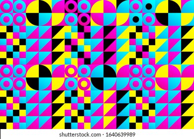 Abstract geometric design. Vector illustration. Pattern can be used as a template for brochure, annual report, magazine, poster, presentation, flyer and banner.