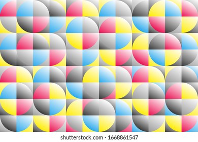 Diseño geométrico abstracto. Ilustración vectorial. El modelo puede utilizarse como plantilla para el folleto, el informe anual, la revista, el afiche, la presentación, el volante y el banner.