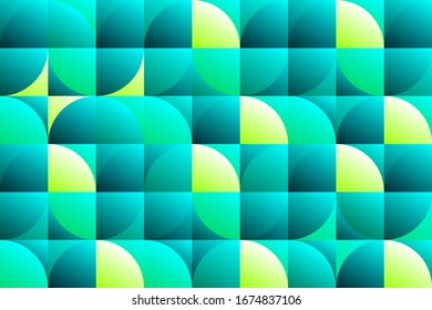 Diseño geométrico abstracto. Ilustración vectorial. El modelo puede utilizarse como plantilla para el folleto, el informe anual, la revista, el afiche, la presentación, el volante y el banner.