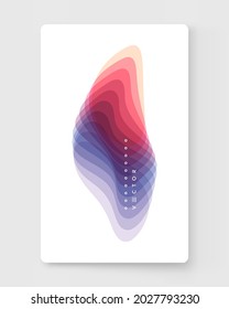 Abstract geometric design. Vector illustration made of various overlapping elements. Applicable for banners, placards, posters or flyers.