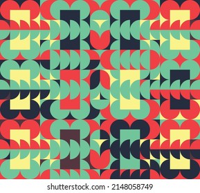 Abstract geometric design. Vector illustration. Pattern can be used as a template for brochure, annual report, magazine, poster, cover, presentation, flyer and banner.