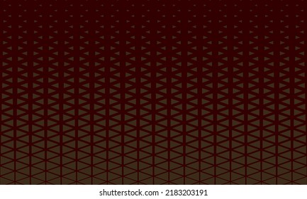 Abstract geometric design Vector illustration for hipster fashion Colorful wallpaper. Triangle shape texture Halftone graphic background Fade contrast lattice. Dark Red Brown. Gradient 10 eps. Simple