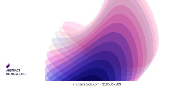 Abstraktes geometrisches Design. Vektorgrafik aus verschiedenen überlappenden Elementen. Gilt für Banner, Plakate, Plakate oder Flyer.