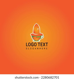 Abstract geometric design vector template. Logotype icon Digital Technology style.