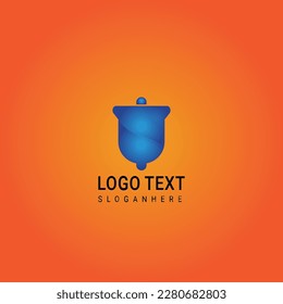 Abstract geometric design vector template. Logotype icon Digital Technology style.