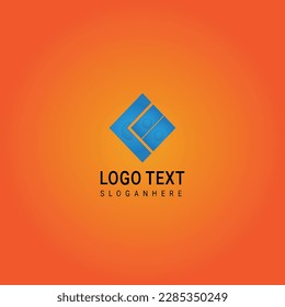 Abstract geometric design vector template. Logotype icon Digital Technology style.