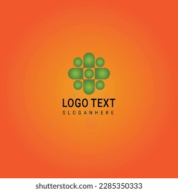 Abstract geometric design vector template. Logotype icon Digital Technology style.