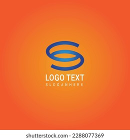 Abstract geometric design vector template. Logotype icon Digital Technology style.