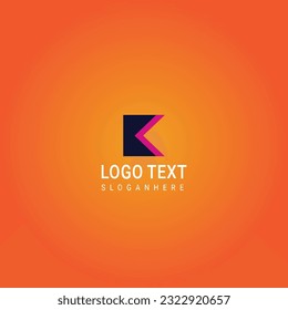 Abstract geometric design vector template. Logotype icon Digital Technology style