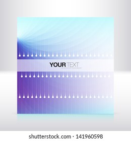 Abstract geometric design with your text Eps 10 vector illustration
