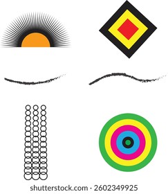  Abstract Geometric Designs and Artistic Patterns for Creative Inspiration