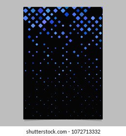 Abstract geometric diagonal square pattern background brochure template - vector graphic design