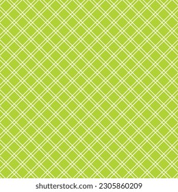 abstract geometric diagonal white cross line pattern with green bg.
