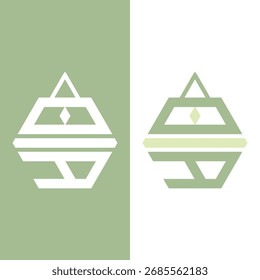 Abstract Geometric Diamond Logo Design