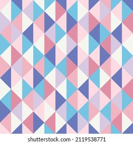 Abstract Geometric diamond multicolored seamless pattern. Perfect for table cloth, wallpaper and background.