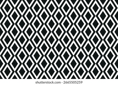 Abstract geometric diamond pattern . Black and white geometric diamond background . Vector illustration - Powered by Shutterstock - Get 15% off with code: PIKWIZARD15