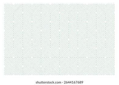 Abstract geometric diamond pattern vector illustration background. Seamless rhombus texture design. Repeating shapes.