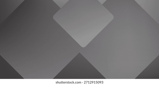 Formas geométricas Abstractas del diamante en fondo gris del gradiente para los proyectos modernos del diseño y de la Tecnología eps10
