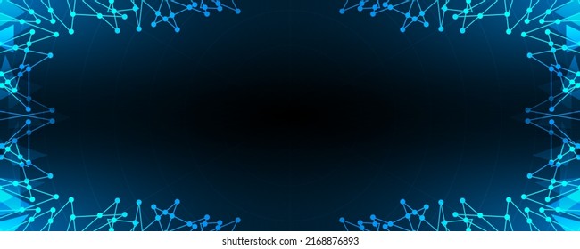 línea de red digital geométrica abstracta línea de fondo tecnología futurista red de luz de fondo EP.8.hi-tech concepto de comunicación innovación ilustración vectorial fondo 