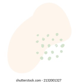 Abstract Geometric Doddle Shape pastel color