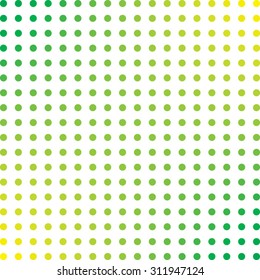 Abstract  geometric dot green yellow  background