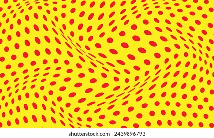 abstract geometric dot pattern art vector illustration.